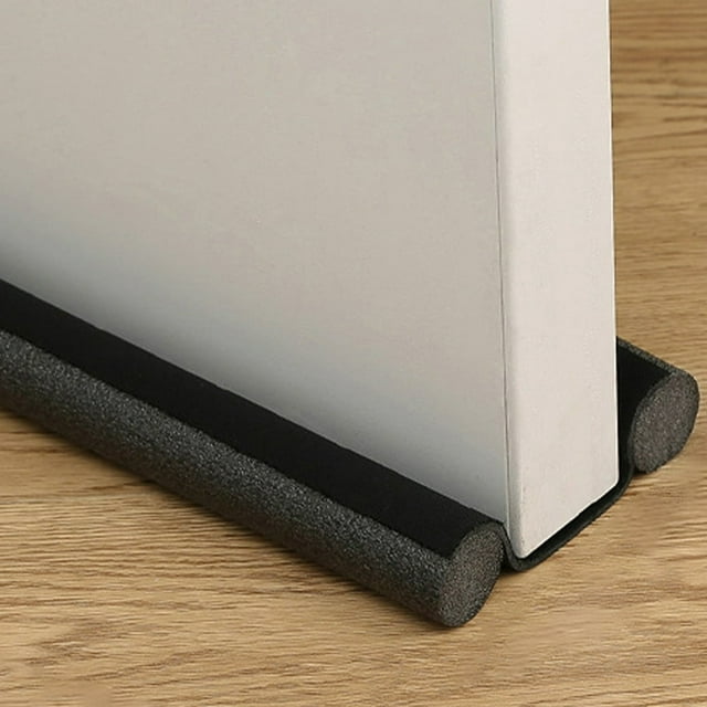 Door Draft Stopper Adjustable Window Breeze Blocker Draft Guard Weather Stripping Sound Proof Door Sweeps Noise Reduction Door Seal for Interior Bottom of Doors Under Window