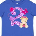 thumbnail image 4 of Inktastic Second Birthday with Cute Puppy and Butterflies Boys or Girls Toddler T-Shirt, 4 of 5