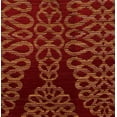 thumbnail image 3 of Plutus Coussin de Luxe Henné en Rouge et Or - Double Face 24 Pouces x 24 Pouces, 3 of 3