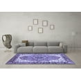 thumbnail image 3 of Ahgly Company Indoor Round Persian Blue Traditional Area Rugs, 3' Round, 3 of 4