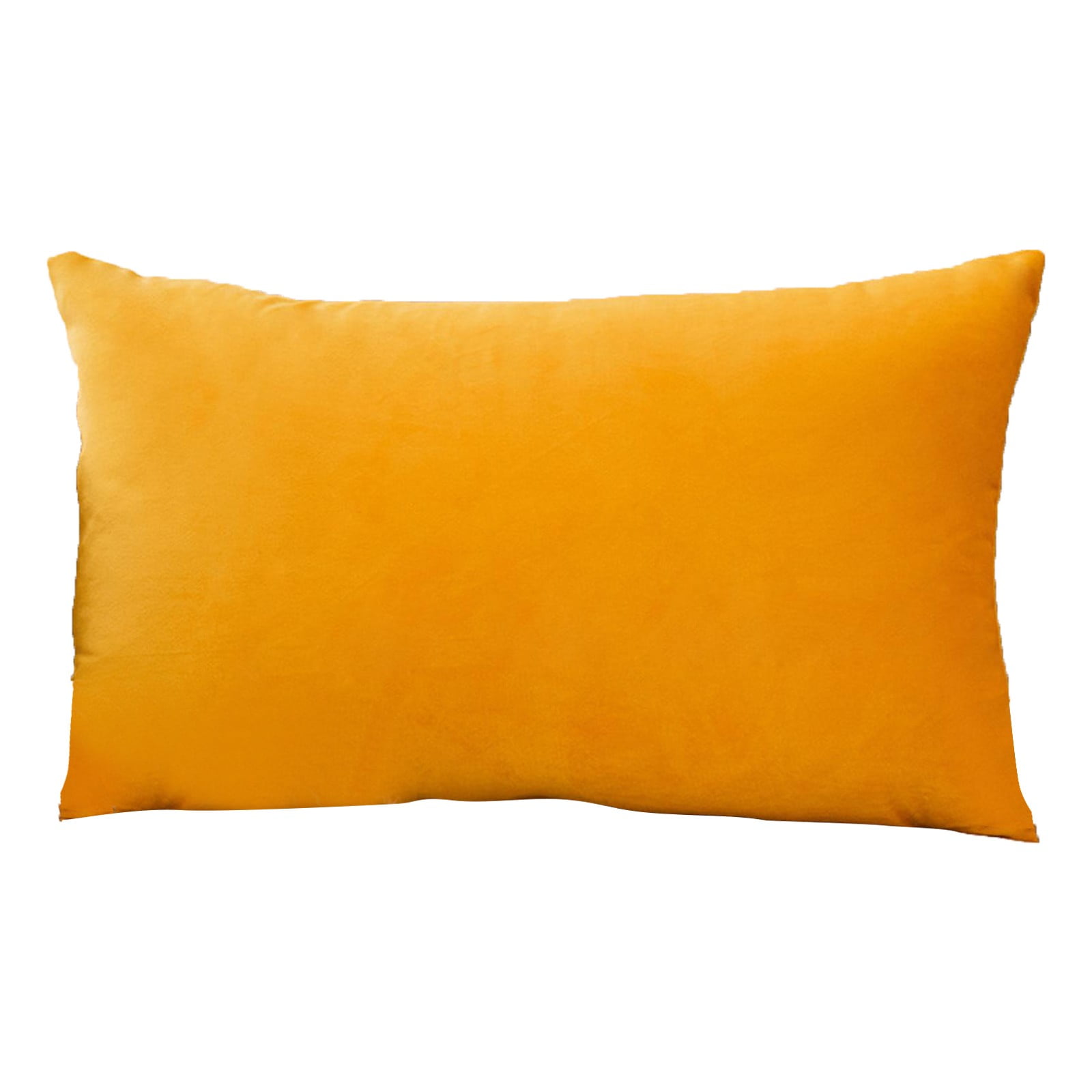 mnjin super soft rectangular pillowcase solid color lumbar pillow