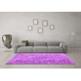 thumbnail image 3 of Ahgly Company Indoor Rectangle Abstract Purple Contemporary Area Rugs, 6' x 9', 3 of 4