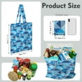 thumbnail image 2 of Vintage Plaid Canvas Tote Bag Checkered Pattern Retro Style Geometric Design Rustic Aesthetic Cute Reusable Foldable Shopping Tote, 2 of 6