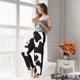 thumbnail image 5 of Balery Cow Skin 2 Pantalones de pijama para mujer, pijamas ultraligeros, pantalones de estar por casa-Large, 5 of 6
