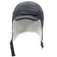thumbnail image 3 of Gorro de lana Berber para hombre, gorros forrados de piel, gorros con ala, gorros con orejeras más cálidos, gorros de esquí gruesos, Invierno, 3 of 3