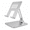 silver, variant on Adjustable Tablet Stand, Foldable Aluminum Alloy Desk Holder for Tablet and Phone, 5.28 in Square Base, Portable Metal Stand for Viewing, Video Calls, and Office Work