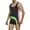 Black, variant on Odeerbi Athletic Swimsuits for Men Outdoor Sports Leisure Erogenous Elastic One Piece Color Matching Quick Drying Swimsuit Green