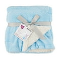 Parent's Royal Plush Blanket for Baby Boys and Girls, Blue, 30" x 40