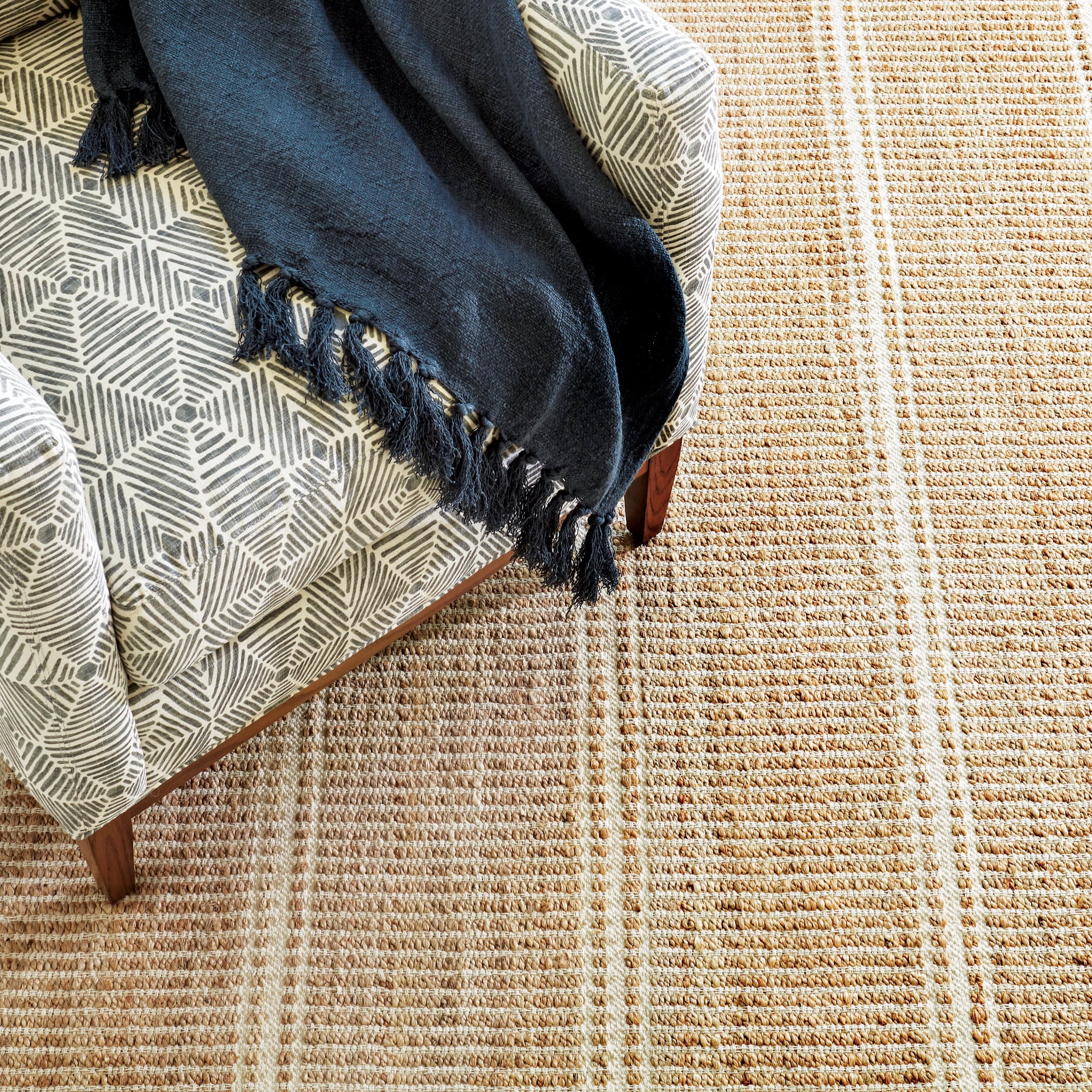 Dash & Albert Arbor Handwoven Jute Rug, 10' x 14', Ivory