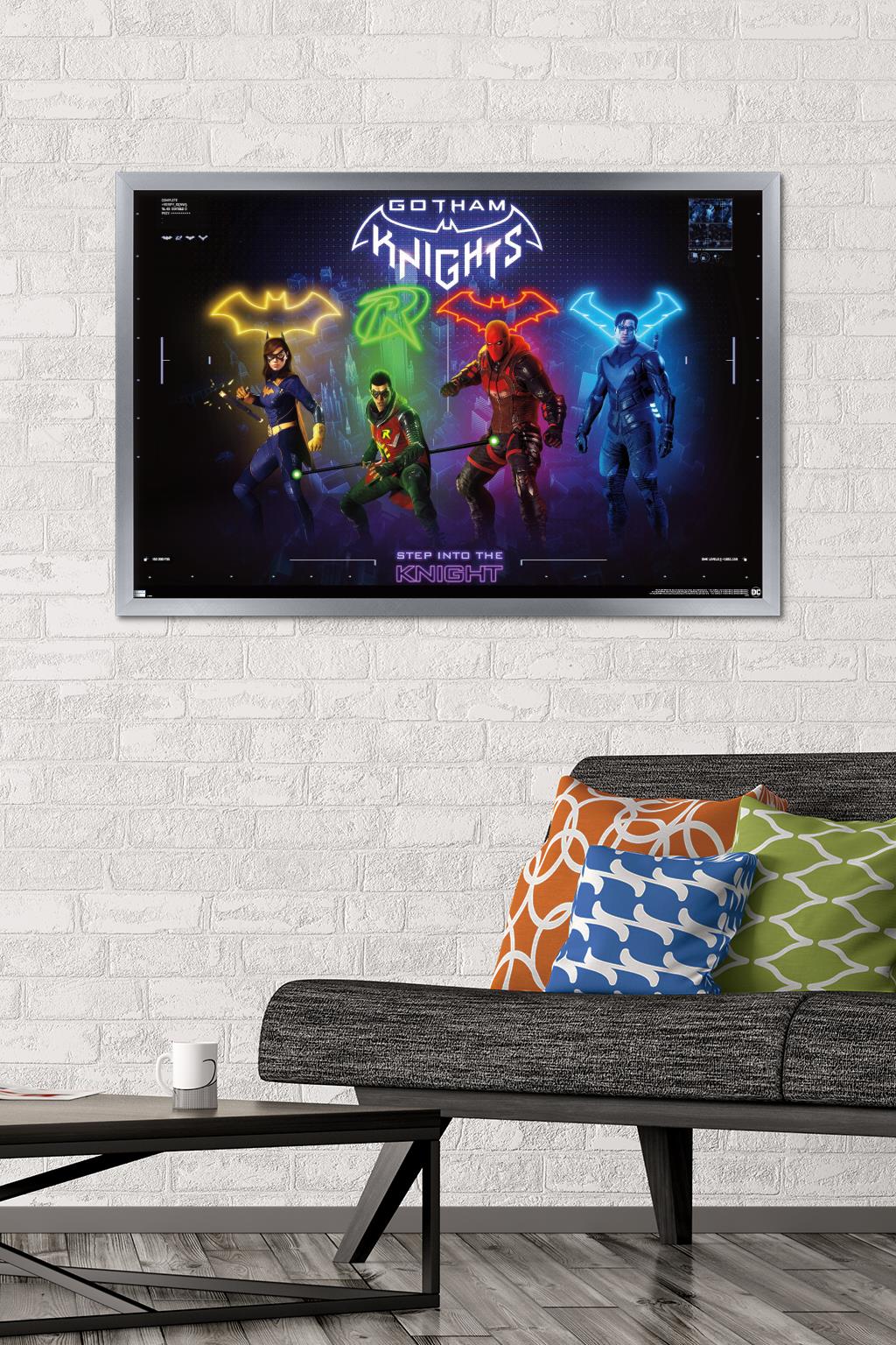 DC Comics Gotham Knights - Characters Wall Poster, 22.375" x 34" Framed