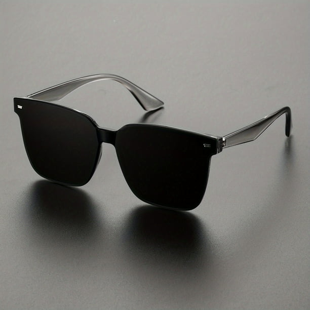 1pc Men s Vintage Oval UV400 Sunglasses Decorative Eyewear For All