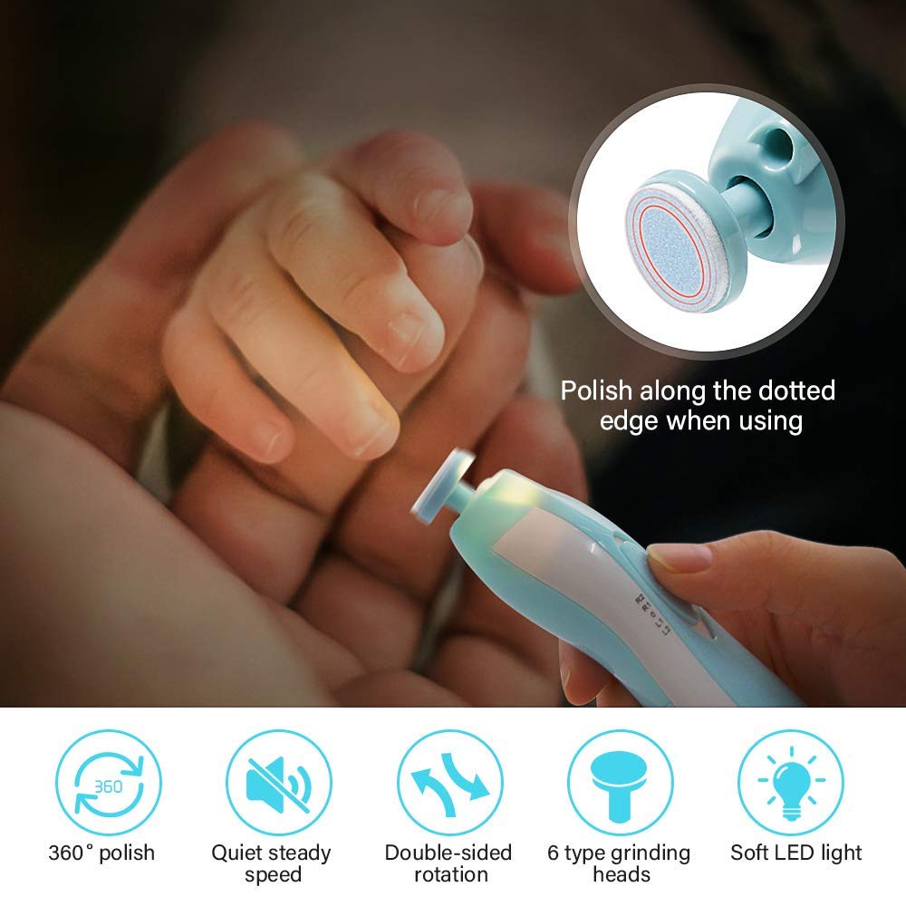 baby nail cutter with light