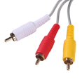 thumbnail image 2 of AV Cable for Wii Wii U, Audio Video AV Cable Cord for Nintendo Wii and Wii U, 1.8M/6FT, Compatible for Television, 2 of 5