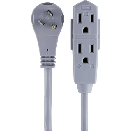 GE 3-Outlet Indoor Power Strip with 25 Ft. Extra Long Extension Cord ...