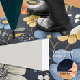 thumbnail image 2 of Yayeee Doormat for Indoor Entrance 32" x 20" Non Slippery Floor Rug, Navy Floral Pattern, 2 of 8