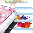 thumbnail image 3 of Manta de pícnic Poedist, impermeable y plegable, 203 x 203 cm, color rosa, 3 of 7