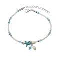 thumbnail image 1 of Hearth & Gear Boho Dance Turtle Seashell Conch Pendant Layer Beach Anklets For Women Ring Beads Pendant Foot Chains Beach Anklets of The Rings Bookend Rope Bracelet for Men Father's Day Bracelet Ring, 1 of 5