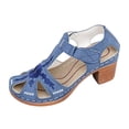 thumbnail image 2 of Closed Toe Sandals for Women 2026 Summer Ankle Strap Orthopedic Wedge Sandals with Arch Support Comfortable Wide Width Beach Sandal Hollow Out Breathable Outdoor Casual Walking Shoes, 2 of 9