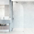 thumbnail image 6 of VIGO Arden 34 in. W x 78 in. H Frameless Fixed Shower Screen Door in Chrome with 3/8 in. (10mm) Clear Glass, 6 of 11