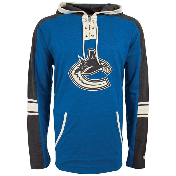 Vancouver Canucks Cable Lace Hoodie - Old Time Hockey