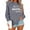 Z01-Gray#Christmas, variant on Christmas Sweatshirt for Women Oversized Cozy Funny Xmas Print Holiday Party Crewneck Pullover Top
