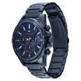 thumbnail image 3 of Tommy Hilfiger Chronograph 1791789 Blue Dial & Bracelet Quartz 45mm Mens Watch, 3 of 5