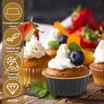 thumbnail image 3 of 100Pcs Mini Loaf Baking Pan Aluminum Foil Cake Pan with Lid and Spoon 200ml Rectangle Cake Cup Reusable  Cupcake Baking Tin Heat-Resistant Small Cheesecake Muffin Pan, 3 of 9