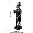 thumbnail image 2 of Gothic Raven Figurine,Victorian Plague Doctor Figurine for Halloween Mantel Shelf Vintage Home Display A, 2 of 7