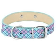thumbnail image 2 of Didog Customised Bling Glitter Dog Collar Personalised Pet Name & Number Soft Leather, 2 of 9