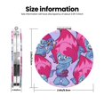 thumbnail image 3 of Pofeuu Trolls Band Together for Portable Pocket Makeup Mirror PU Cover Compact Travel Mirror with Normal and Magnifying Double Sided Glass-Round Shape, 3 of 9