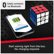 Rubik’s Cube ConnectedX, Bluetooth Enabled 3x3 Classic Cube, Problem-Solving Challenging Brain Teaser Fidget Toy, Adults & Kids Ages 8+
