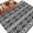 Gray, variant on Yellow Boho Area Rugs 5'x7', Washable Small Throw Rugs for Laundry Room Playroom, Abstract Geometric Bohemia Ethnic Striped Indoor Outdoor Rug Non-Slip Low Pile Carpet Runner Reversible Floor Mats