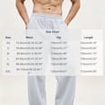 thumbnail image 3 of NEBWOAK Mens Fleece Sweatpants Relaxed Fit Straight Leg Open Bottom with Pockets White,Size 2XL, 3 of 7