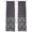 Grey, variant on Boho Navy Blue Flower Sheer Curtains 96 Inch Length 2 Panels Set Window Treatments, Abstract Bohemia Pesley Floral Rod Pocket Semi Curtains for Living Room/Bedroom/Kitchen Décor, 104"W x 96"L