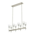 thumbnail image 5 of Alora Lighting Lp314308rc Salita 8 Light 35" Wide Crystal Linear Chandelier - Nickel, 5 of 5