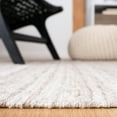 thumbnail image 4 of SAFAVIEH Kilim Russell Striped Area Rug, Ivory/Brown, 7' x 7' Round, 4 of 8