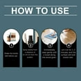 thumbnail image 6 of NANDIYNZHI Wood Repair Kit Wood Floor Scratch Repair Floor Cover Scratches Hides Defects A Finish For Wood（60ml）, 6 of 8