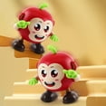 thumbnail image 4 of Toddlers Dancing Toy Recording Pineapple Toy Electric Dancing Toy with Led Light Music Recording Pineapple Elephant Fries Design Crawling, 4 of 8