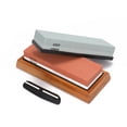 thumbnail image 2 of 400/1000 3000/8000 Grit Premium Whetstone Cut Sharpening Stone Set Ideal Sharpener for All Non Slip Base Cutter Sharpener, 2 of 7