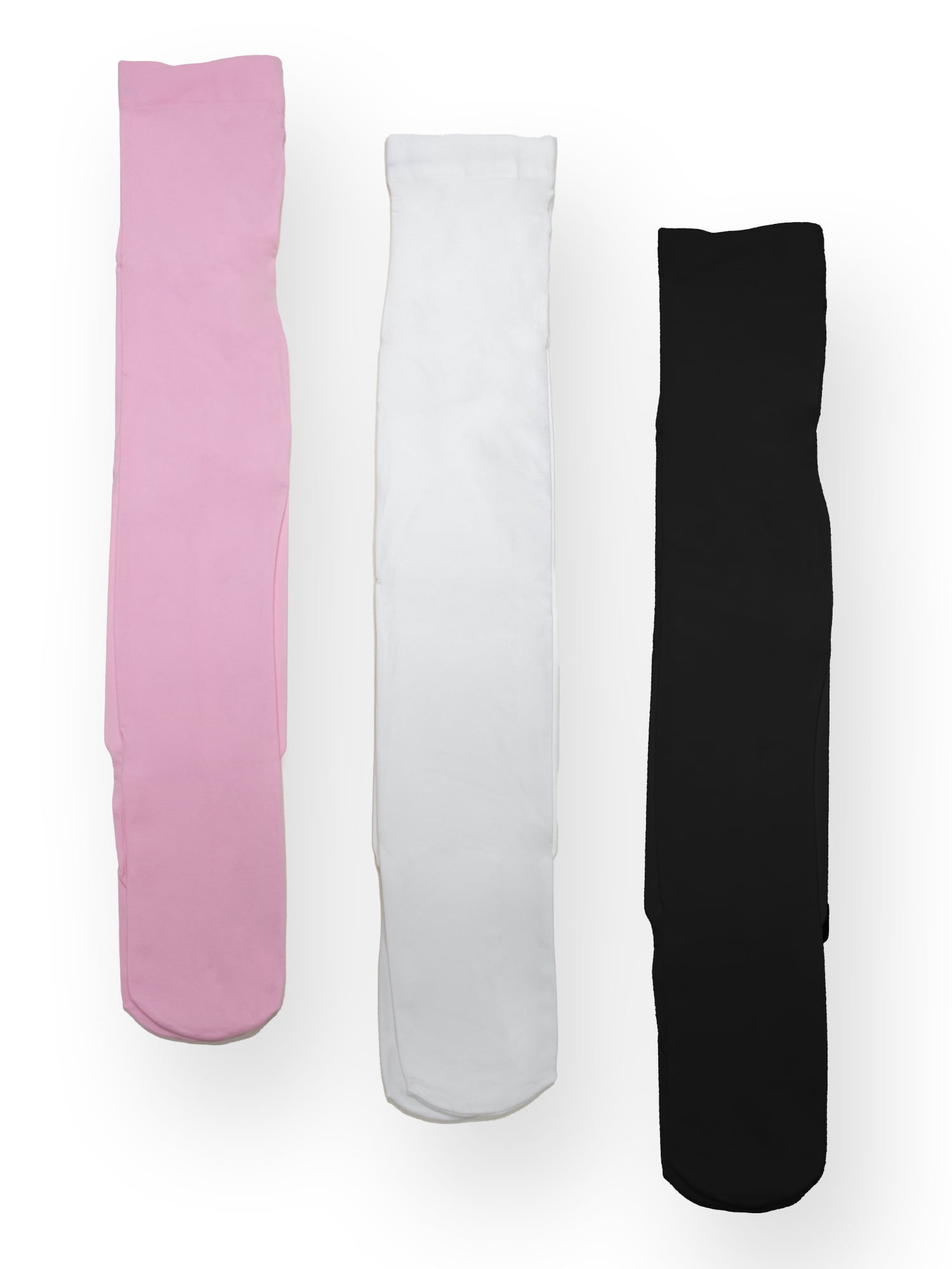 Wonder Nation Girls' Opaque Tights, 3 Pack, Sizes 4-16