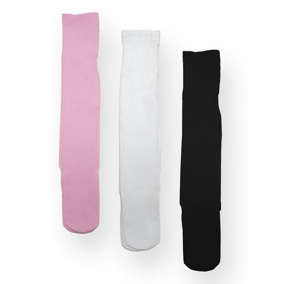 Wonder Nation Girls' Opaque Tights, 3 Pack, Sizes 4-16