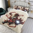 thumbnail image 3 of Iron Man Themed Bed Sheet Set Three Piece Set 53x79 Inches Comfortable And Skin Friendly Unique Design Creating A Star Studded Night, 3 of 6