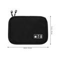 thumbnail image 2 of unbranded Organizador Portátil Negro Para Cables Y Accesorios Electrónicos En Viaje Y Oficina, 2 of 5