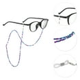 thumbnail image 3 of Unique Bargains 1 Pc Eyeglass Chain Glasses Chain Beaded Pattern 75cm L Purple, 3 of 5