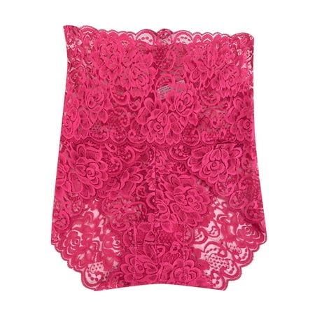 Xiaoxatg Women s Panties Sexy Lace Mesh Transparent Women Underwear Plus Size High Waist Panty Panties Sexy Womens Underwear Bulk
