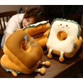 thumbnail image 5 of Almohada de comida Almohada para dormir Mesa de siesta Almohada para dormir para adultos y niños Almohada de peluche Almohada de viaje Almohada para la cara de la siesta - (Feliz), 5 of 5