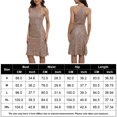 thumbnail image 2 of Vestidoo Formal Vestido con cuello halter Vestido ajustado con purpurina Vestido de cóctel elegante para mujer Ygjytge champán T M para Mujer, 2 of 6