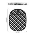 thumbnail image 3 of Black and white checkered Pot Holders for Kitchen - Heat Resistant Oven Mitts Hot Pads with Pocket, Non Slip Silicone Pot Holders, Cuteness Hanging Loop Potholders for Kitchen Baking, 3 of 5