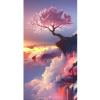 thumbnail image 2 of Kits de pintura al óleo de árbol en acantilado por números, cuadro de lienzo, arte de pared, Color artesanal DIY Likrtyny decoración de arte, 2 of 9
