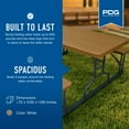 thumbnail image 3 of Plastic Development Group 6 Ft Picnic Table for Indoor & Outdoor Use, Brown, 3 of 7
